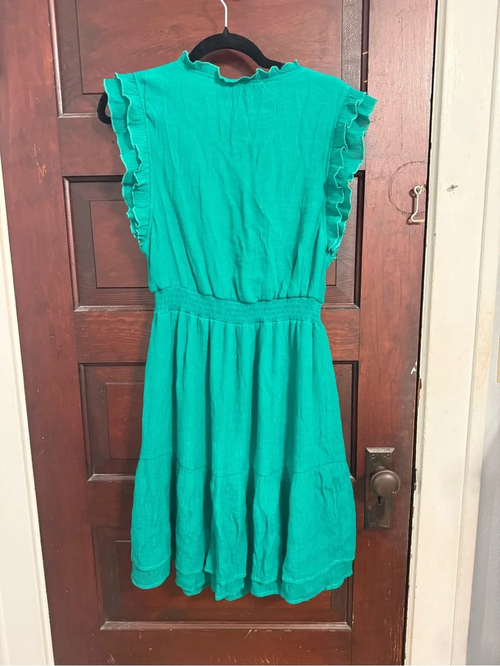 indigo Rose teal midi